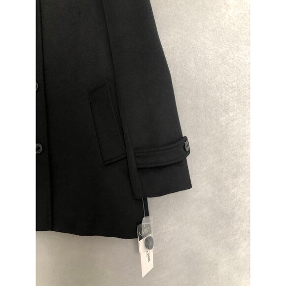 Lauren Ralph Lauren Hooded Coat Women's Size 2 A-line Black NEW - Picture 5 of 10